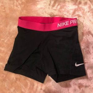 Pink band Nike pros